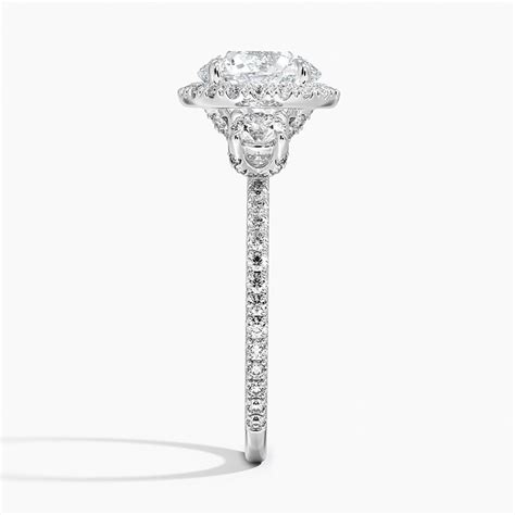 Platinum Waverly Three Stone Diamond Ring 34 Ct Tw