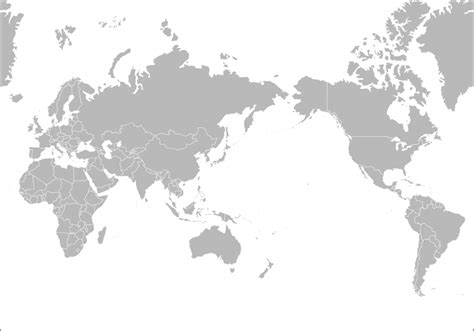 Printable World Map Pacific Centered | D1Softball - Printable World Map Pacific Centered ...