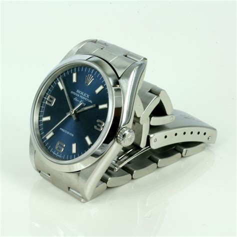 Buy Rolex Air King blue dial with 3,6,9 dial. - Kalmar Antiques