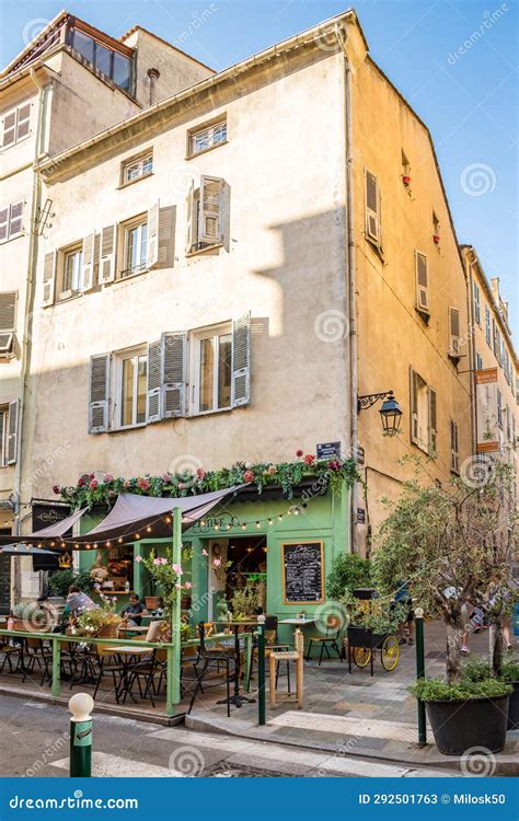 View At The Napoleon Native House In The Streets Of Ajaccio Corsica