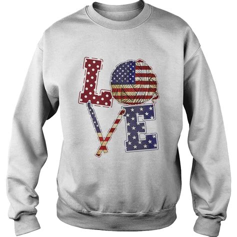 Love Crochet American Flag Veteran Independence Day Shirt Bes Tee Shops