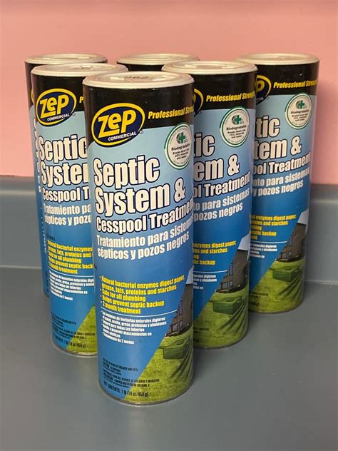 ZEP Six 6 Septic System Cesspool Treatment EstateSales Org