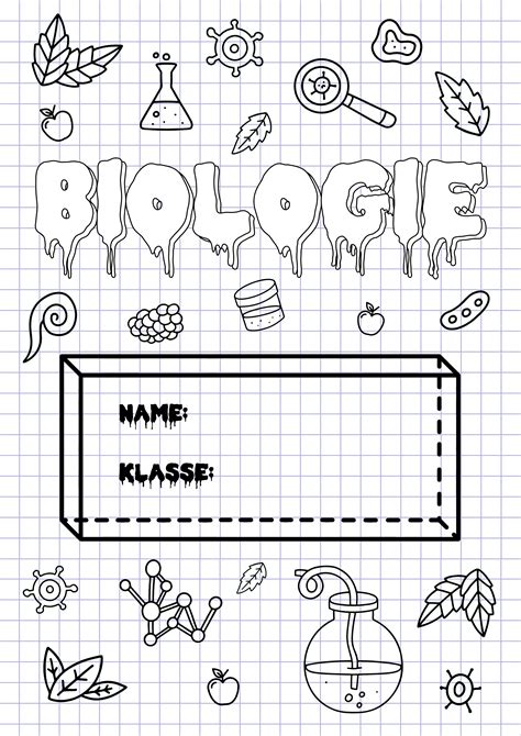 Biologie Deckblatt Zum Ausmalen Genial Einfach Vorlage Malen Nach