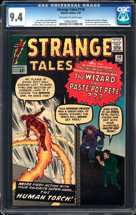 Comicconnect Strange Tales 1951 76 110 Cgc Nm 94