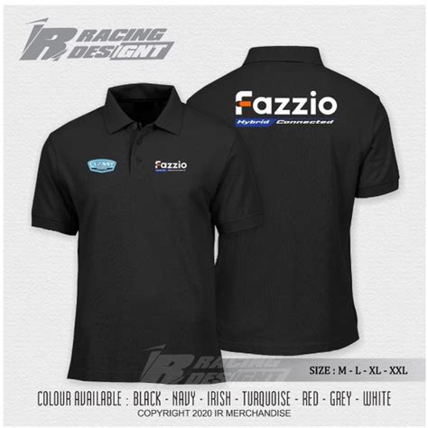 Jual POLOSHIRT KAOS KERAH Baju Motor Yamaha Fazzio Hybrid Connected