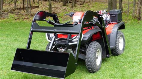 Front End Loader Atv Attachment Hydraulic Powered Atv Bucket Atv