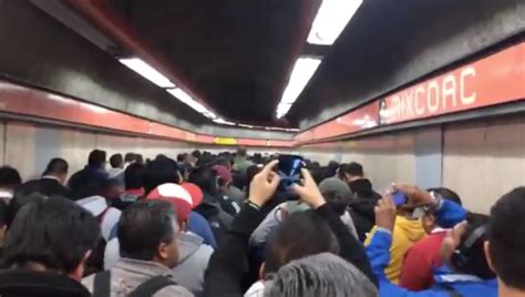 Sigue el caos en la Línea 7 del metro de la CDMX Capital México