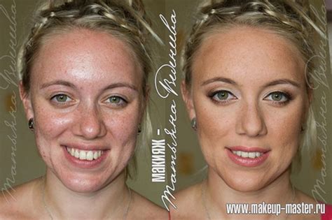 Russian Girls With and Without Makeup (42 pics)