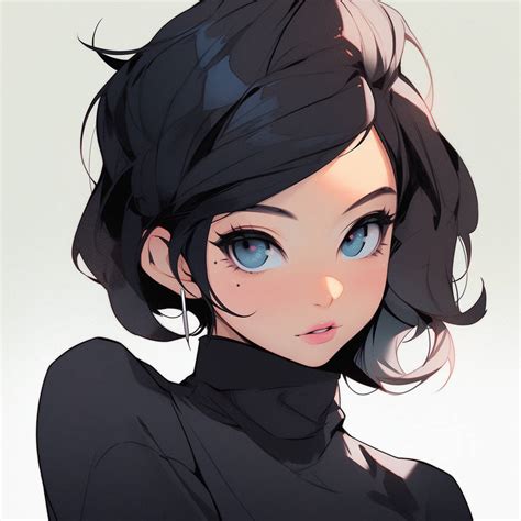 Black Hair Blue Eyes Midjourney Style Experiment By Xxambiencexx On