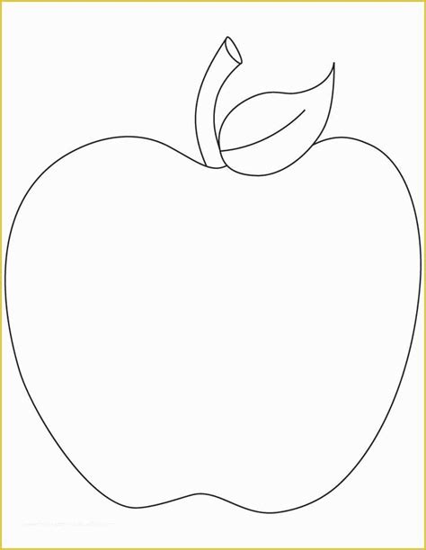 Free Apple Pages Templates Of Apple Coloring Page to Print ...