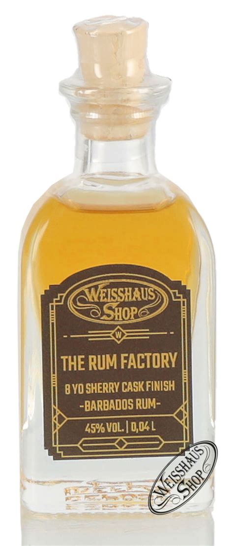 The Rum Factory Yo Sherry Cask Finished Barbados Rum Vol L