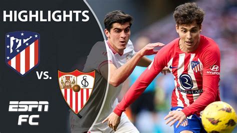 Atletico Madrid vs. Sevilla | LALIGA Highlights | ESPN FC - YouTube