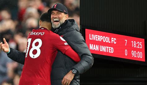 Liverpool Thump Manchester United 7 0 At Anfield On Humiliating Day For