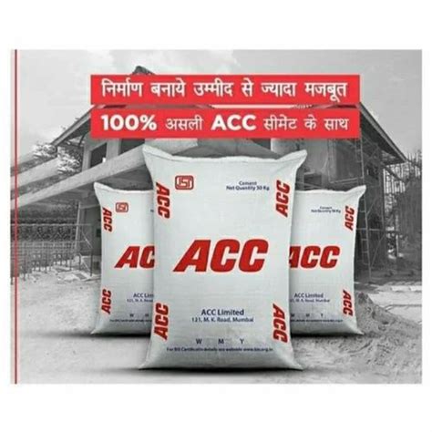 50 Kg ACC Cement At Rs 435 Bag ACC Cement In Hyderabad ID