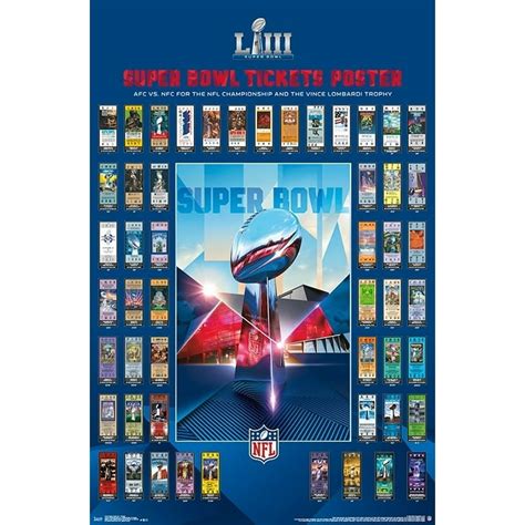 Super Bowl Liii - Tickets Poster Print (22 x 34) - Walmart.com ...