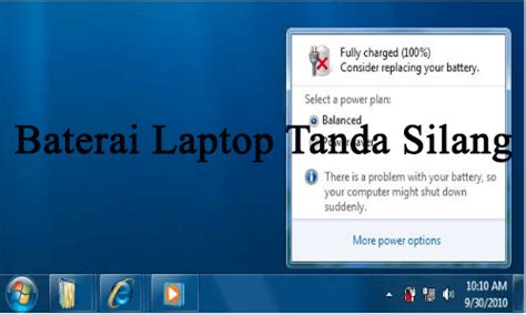 Cara Mengatasi Baterai Laptop Tanda Silang Tekno Kripto