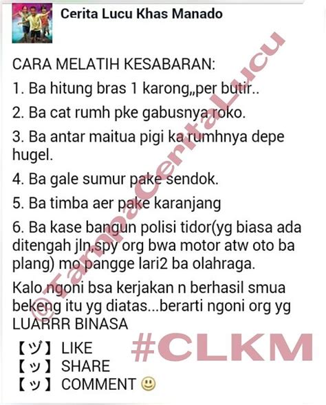 45 Kumpulan Bahasa Kasar Manado