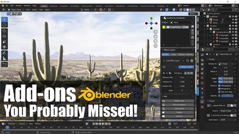 Free Blender Add Ons And Probably Don T Know Yet Youtube