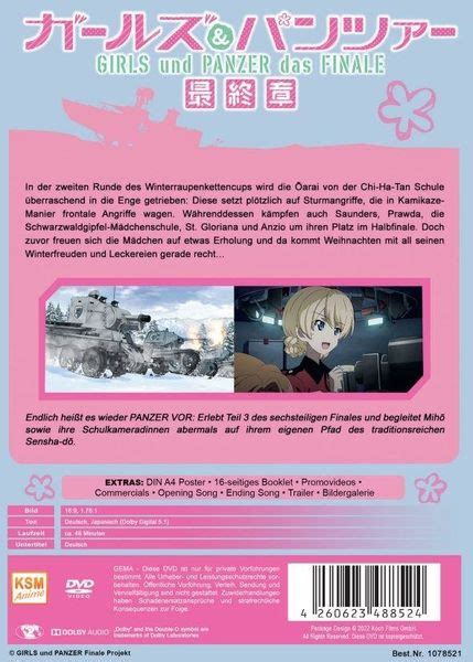 Girls Und Panzer Das Finale Teil 3 Von Tsutomu Mizushima Dvd Thalia