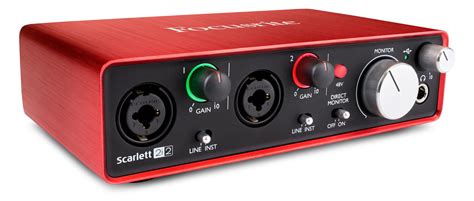 Carte Son Usb Focusrite Scarlett2 2i2