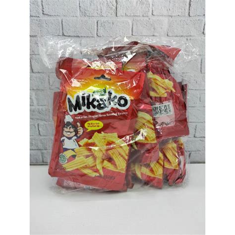 Jual Mikako Snack Rasa Balado 1 Pack Isi 10 Bungkus Shopee Indonesia