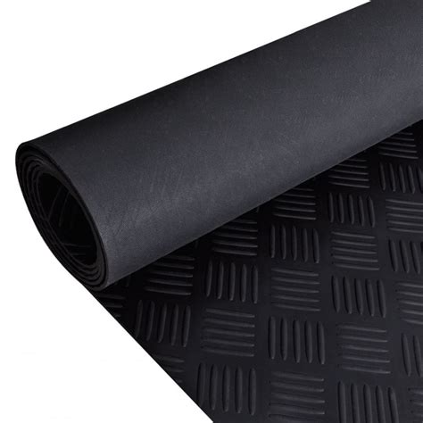 Black Plain Rubber Door Mat, For Home, Size: 2x3 Feet at Rs 155/piece ...