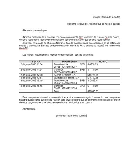 Modelo De Carta Explicativa Para Banco Financial Report