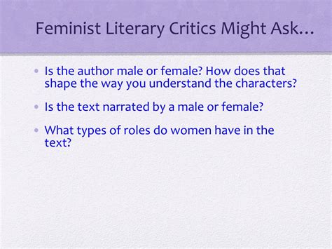 Ppt Feminist Literary Theory Powerpoint Presentation Free Download Id2326939