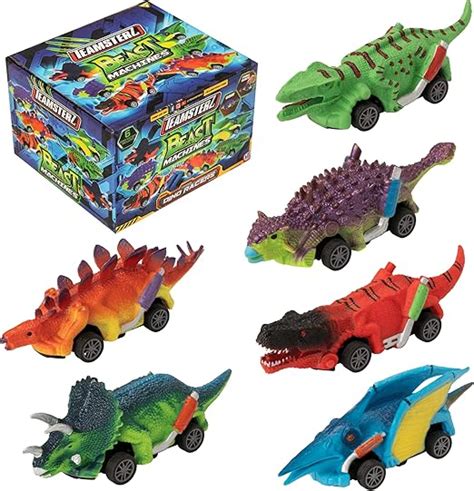 Teamsterz Beast Machines Dino Racers Car Play Set X Dinosaur Toy