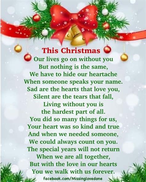 A Christmas Poem With Bells And Bows