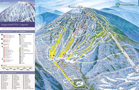 Sugarloaf Trail Map New England Ski Map Database