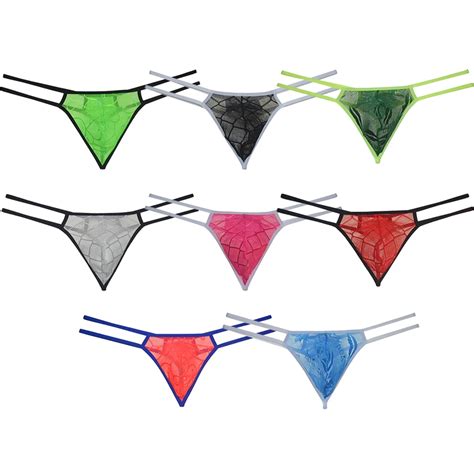 Bikini De Encaje Seductor Para Hombre Tanga Ropa Interior Tentaci N Dise O De Micro Cuerdas
