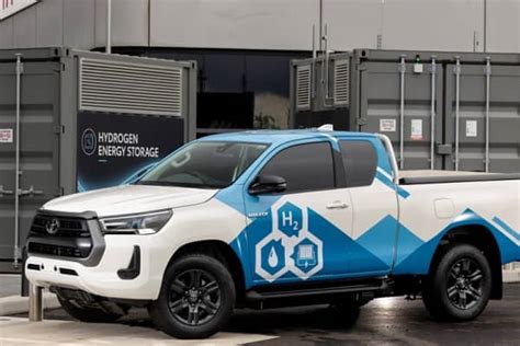 Toyota Reveals British Built Hydrogen Fuelled Hilux Prototype Pick Up