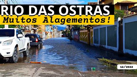 Rio Das Ostras Bairro Cidade Praiana Muitas Ruas Alagadas Hoje