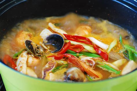 Seafood Doenjang Jjigae Korean Bapsang