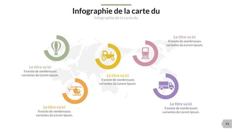 Modèle Présentation L infographie De La Carte Du Monde Est Présentée