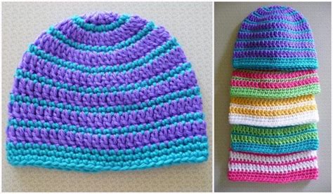 Striped Beanie Free Crochet Patterns Your Crochet