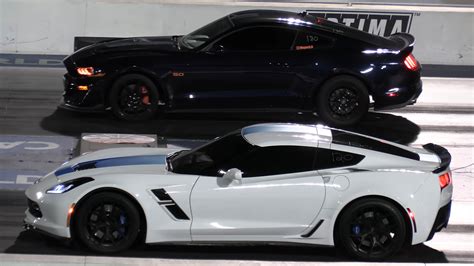 Ford Mustang vs C7 Corvette Drag Race Ends, How Else, With the Mustang ...