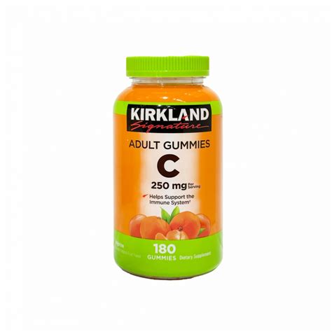 Gomitas Para Adultos Con Vitamina C Sabor Mandarina Kirkland 180 U