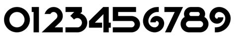Digital Geometric Black Font Decorativedisplay Modern What Font Is