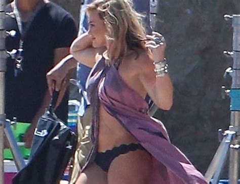 Hilary Duff In A Bikini On The Set Of Her New Music Video