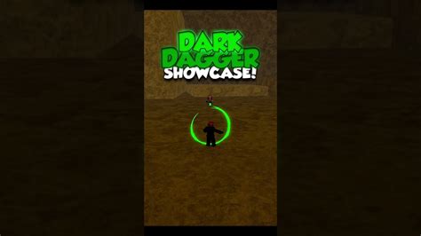 Dark Dagger Showcase In Blox Fruits Roblox Bloxfruits Shorts Youtube