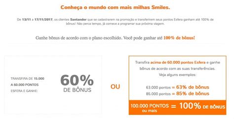 Santander B Nus 80 Para Tudo Azul Ou 60 A 100 Para O Smiles E 70