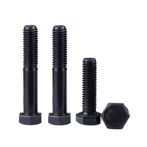 High Strength Grade Steel Din Din Black Oxide Hex Bolts