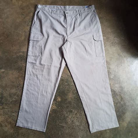 B24 Cintas Comfort Flex Light Khaki Cargo Pants Mens Fashion Bottoms
