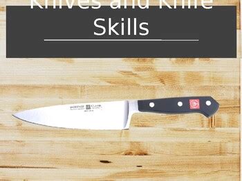 Knife Skills PowerPoint For Culinary By The 3 Heart Cafe TPT