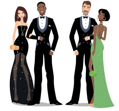 Evening Wear Illustrations Royalty Free Vector Graphics And Clip Art