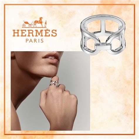 HERMES Chaine DAncre Ever Chaine D Ancre Ring Medium Model H116619B