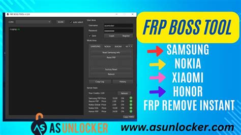 FRP BOSS Tool How To Register And Buy Credits Samsung Frp Nokia Frp