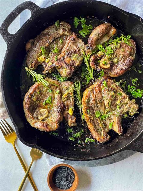 Garlic Herb Lamb Shoulder Chops Good Food Baddie